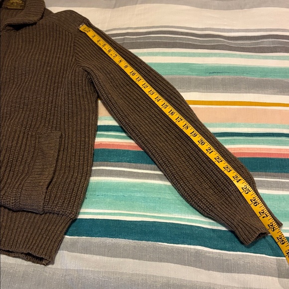 Vintage Tundra Men's Dark Brown Zip-Up Sweater - Picture 9 of 9
